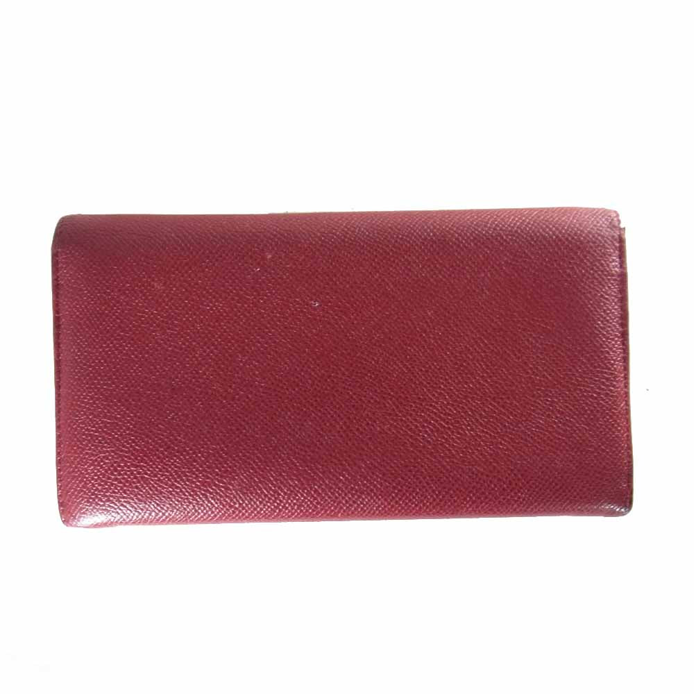 BVLGARI ブルガリ ブルガリブルガリ 長財布 レッド系【中古】