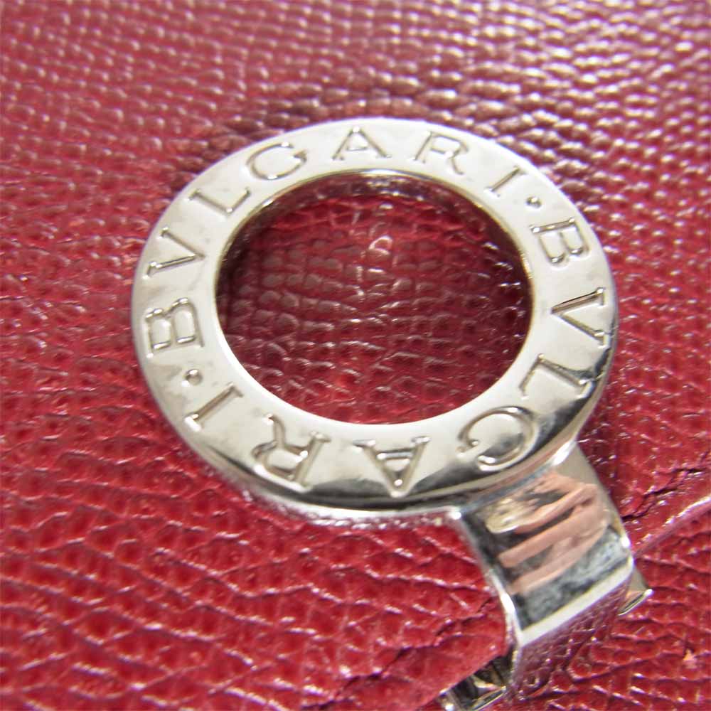 BVLGARI ブルガリ ブルガリブルガリ 長財布 レッド系【中古】