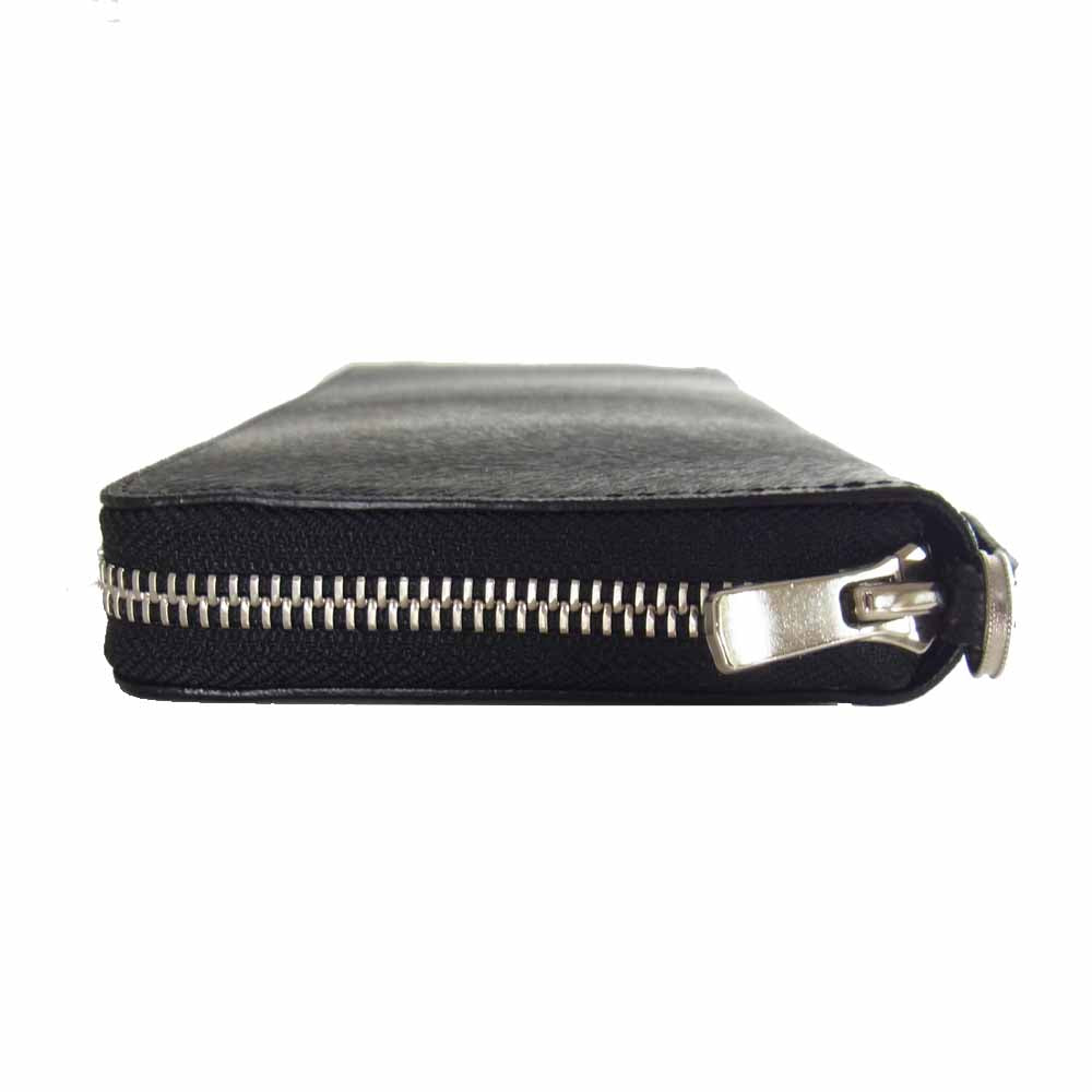カルド MINK-Zip Long W-BK ラウンドジップ ファスナー ウォレット 長財布 ブラック系【新古品】【未使用】【中古】