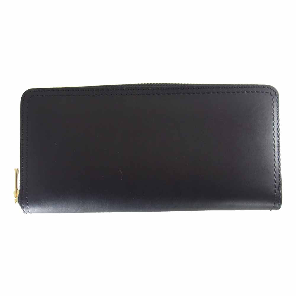 ヴァスコ VSC-701Z LEATHER VOYAGE ROUND ZIP LONG WALLET イタリアンオイルレザー ラウンドジップ ファスナー ウォレット 長財布 ブラック系【新古品】【未使用】【中古】