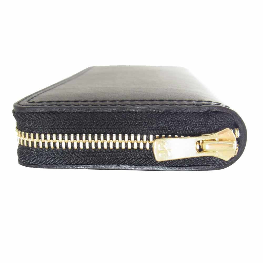 ヴァスコ VSC-701Z LEATHER VOYAGE ROUND ZIP LONG WALLET イタリアンオイルレザー ラウンドジップ ファスナー ウォレット 長財布 ブラック系【新古品】【未使用】【中古】