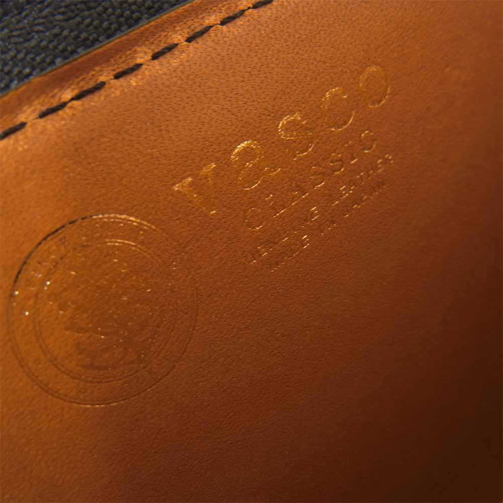 ヴァスコ VSC-701Z LEATHER VOYAGE ROUND ZIP LONG WALLET イタリアンオイルレザー ラウンドジップ ファスナー ウォレット 長財布 ブラック系【新古品】【未使用】【中古】