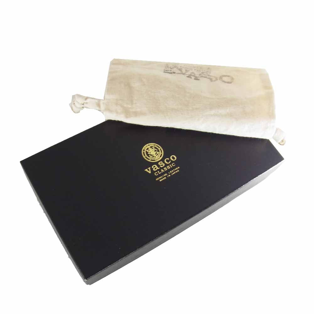 ヴァスコ VSC-701Z LEATHER VOYAGE ROUND ZIP LONG WALLET イタリアンオイルレザー ラウンドジップ ファスナー ウォレット 長財布 ブラック系【新古品】【未使用】【中古】