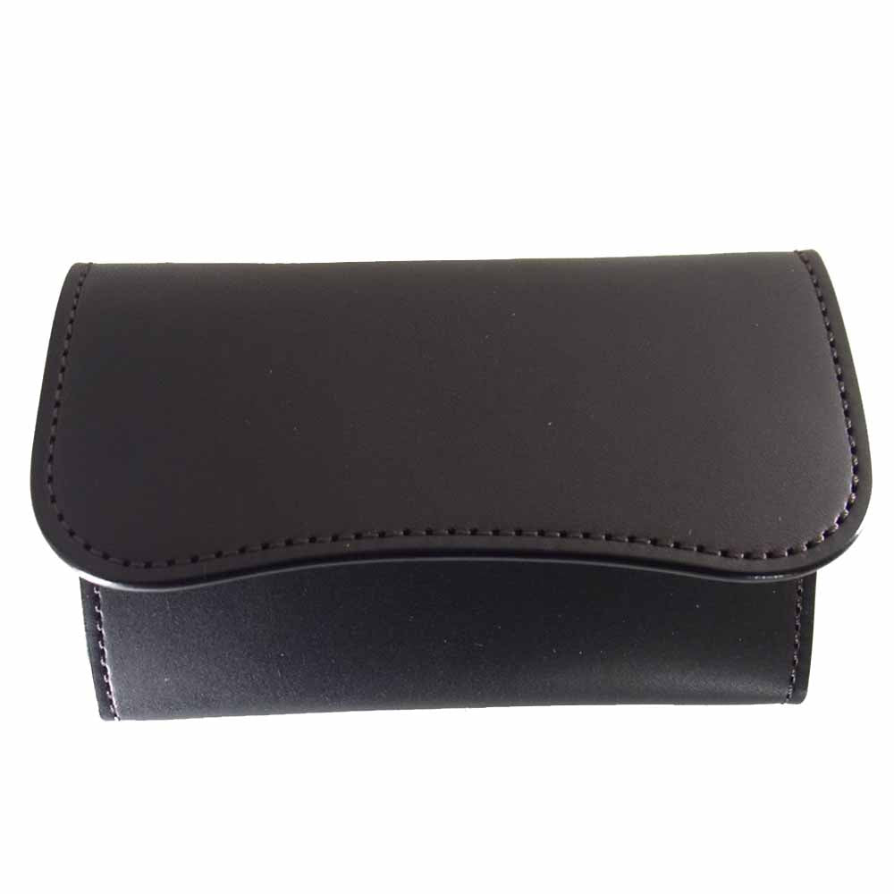 WILDSWANS ワイルドスワンズ SURGE サージ EB イングリッシュブライドル レザー カードケース 名刺入れ ブラック系【新古品】【未使用】【中古】