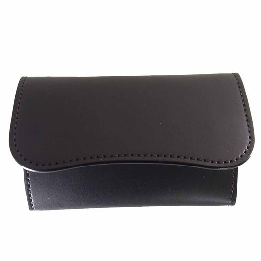 WILDSWANS ワイルドスワンズ SURGE サージ EB イングリッシュブライドル レザー カードケース 名刺入れ ブラック系【新古品】【未使用】【中古】