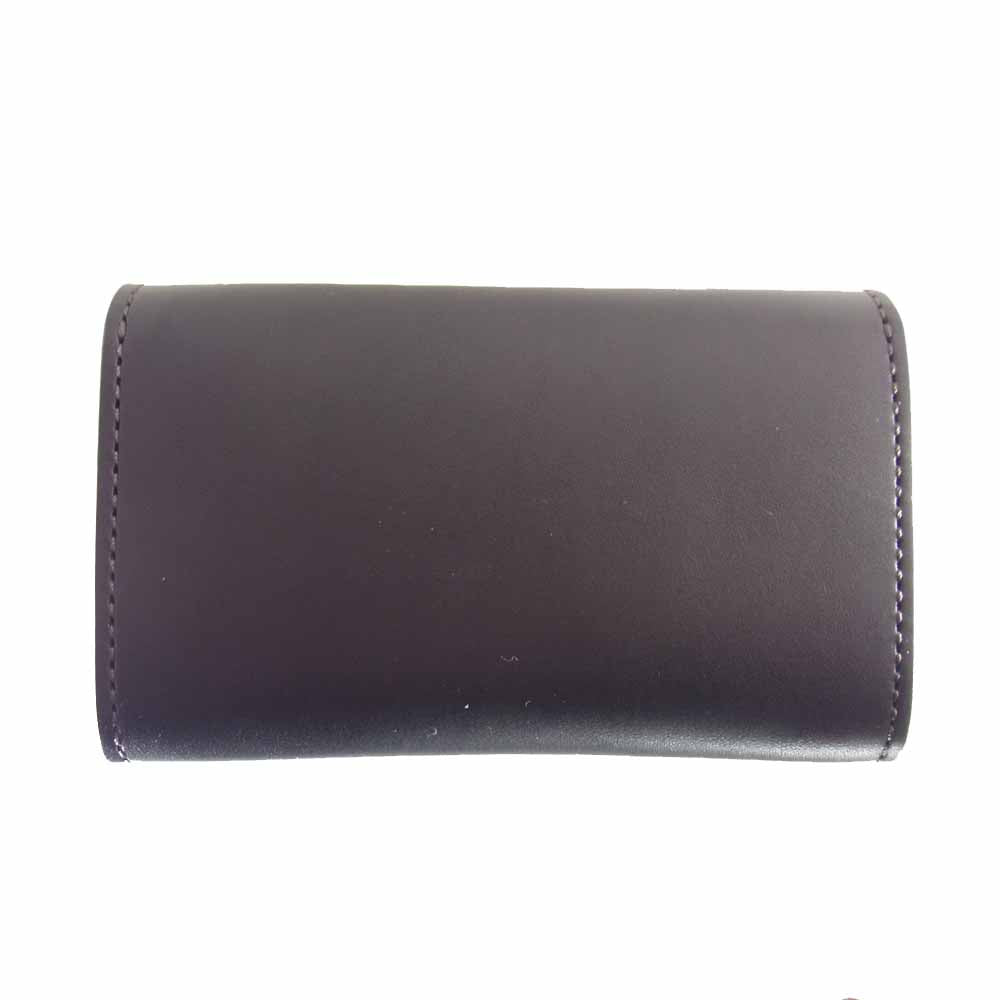 WILDSWANS ワイルドスワンズ SURGE サージ EB イングリッシュブライドル レザー カードケース 名刺入れ ブラック系【新古品】【未使用】【中古】