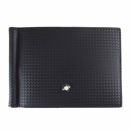 MONTBLANC モンブラン 123946 Extreme 2.0 Wallet 6cc with Money Clip マネークリップ付 二つ折り財布 ブラック系【新古品】【未使用】【中古】