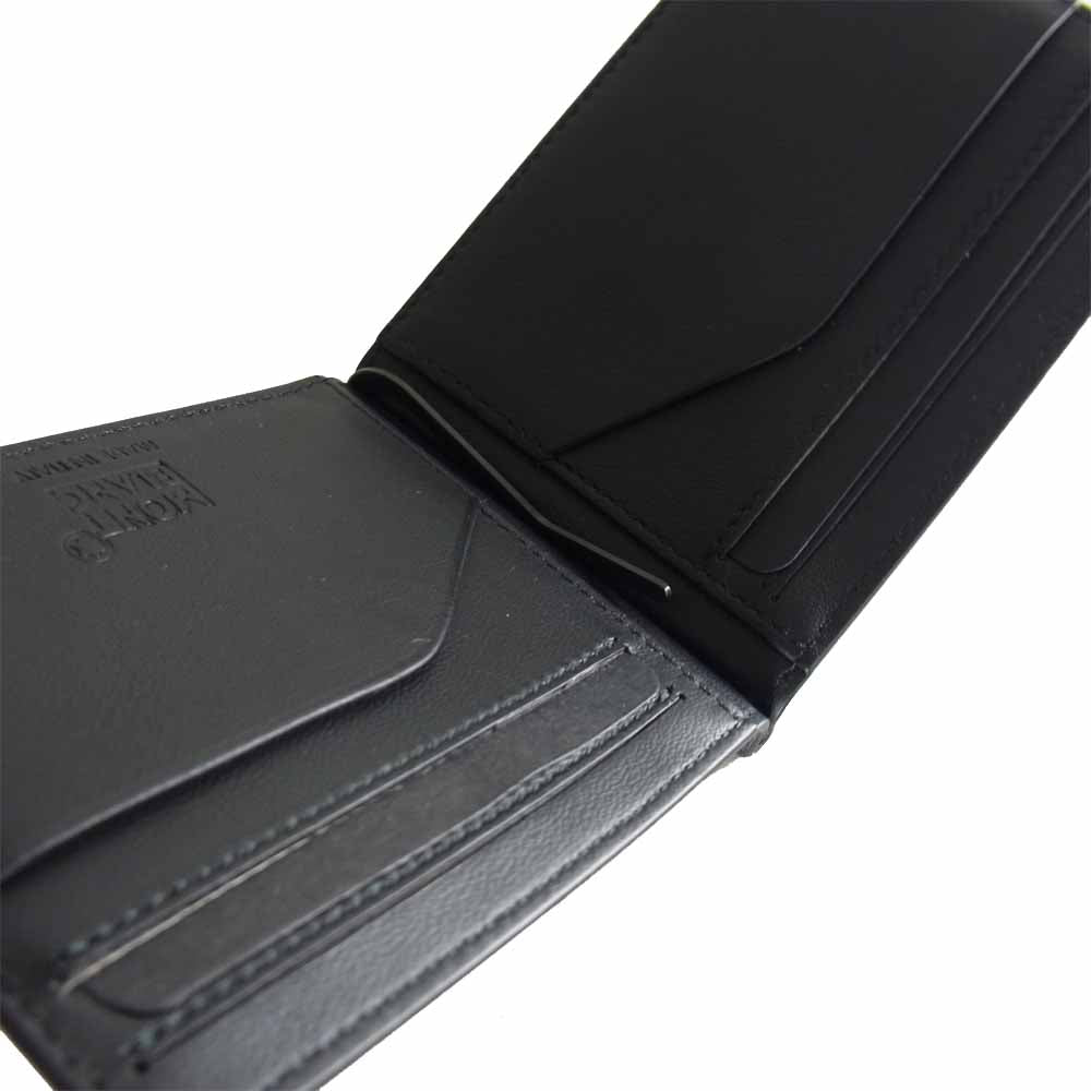 MONTBLANC モンブラン 123946 Extreme 2.0 Wallet 6cc with Money Clip マネークリップ付 二つ折り財布 ブラック系【新古品】【未使用】【中古】