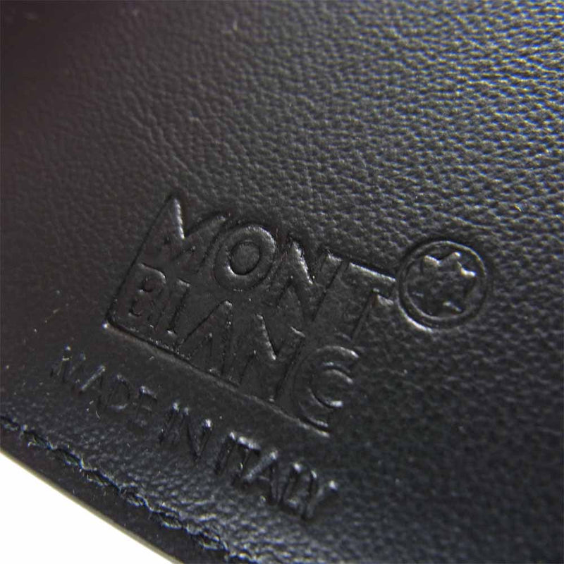 MONTBLANC モンブラン 123946 Extreme 2.0 Wallet 6cc with Money Clip マネークリップ付 二つ折り財布 ブラック系【新古品】【未使用】【中古】