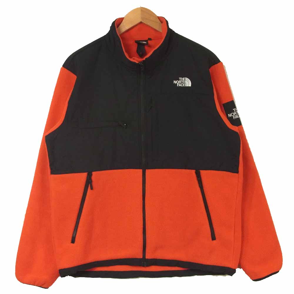 THE NORTH FACE ノースフェイス NA71831 DENALI JACKET デナリ ジャケット ミャンマー製 ブラック系 レッド系 XL【中古】