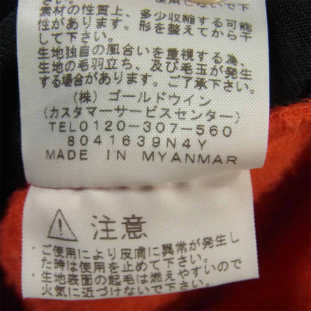 THE NORTH FACE ノースフェイス NA71831 DENALI JACKET デナリ ジャケット ミャンマー製 ブラック系 レッド系 XL【中古】