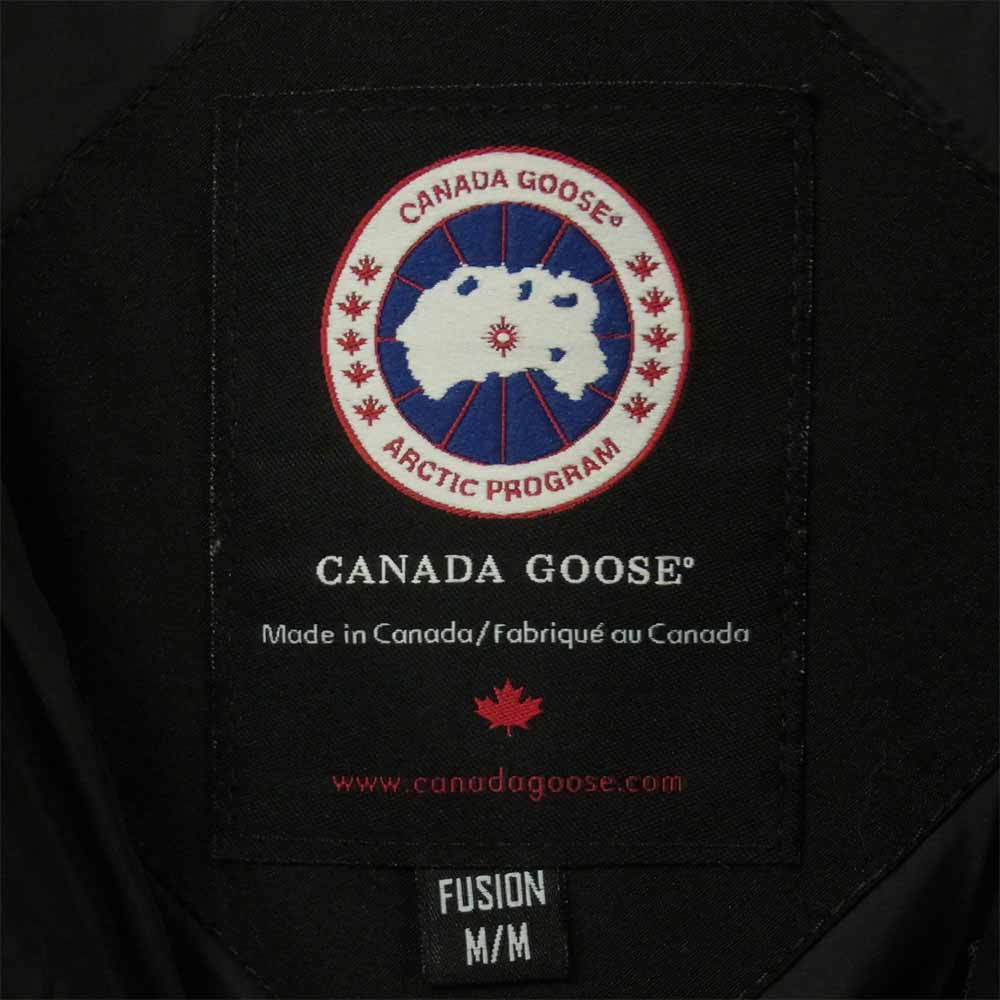CANADA GOOSE カナダグース 3805JMA 国内正規品 CARSON PARKA カーソン パーカー ダウン ジャケット ブラック系 M【中古】