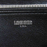LONE ONES ロンワンズ ZIPPER LONG WALLET ラウンドジップ レザー ウォレット ブラック系【中古】