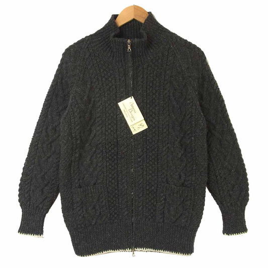 Ron Herman ロンハーマン ATHENA DESIGNS アテナデザイン Zip Cable Sweater ジップ アップ ニット グレー系 S【極上美品】【中古】