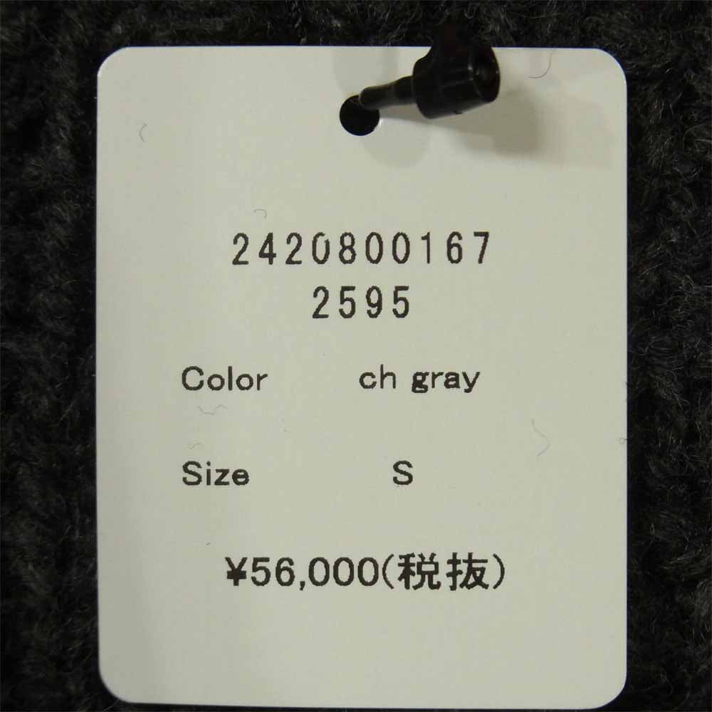 Ron Herman ロンハーマン ATHENA DESIGNS アテナデザイン Zip Cable Sweater ジップ アップ ニット グレー系 S【極上美品】【中古】