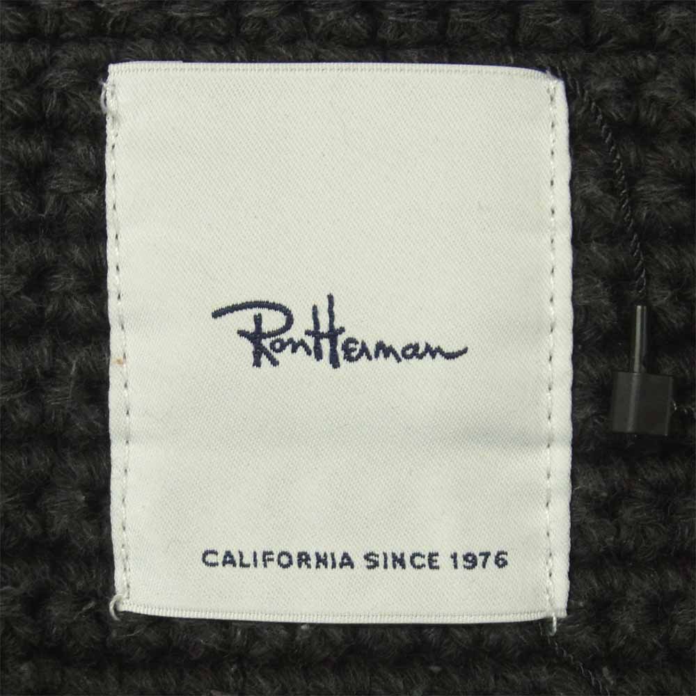 Ron Herman ロンハーマン 612080108-1071 ニット カーディガン コットン 中国製 ダークグレー系 S【中古】
