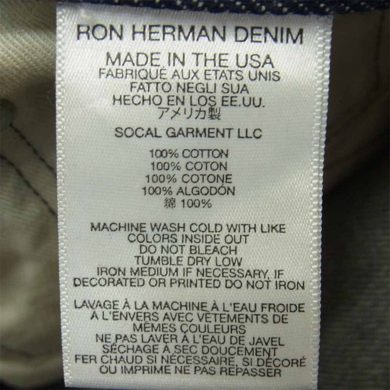 Ron Herman ロンハーマン セルビッチ 赤耳 デニム パンツ アメリカ製 インディゴブルー系 W29 L33【中古】