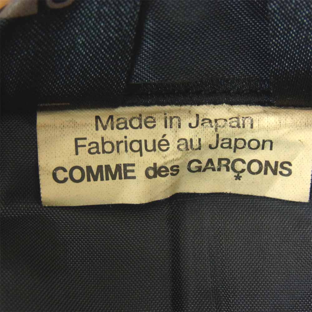 BLACK COMME des GARCONS ブラックコムデギャルソン ポリ縮絨 スター ジャケット ブラック系 M【中古】