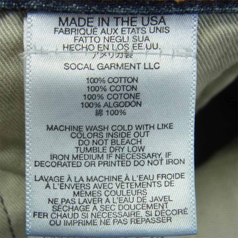 Ron Herman ロンハーマン セルビッチ 赤耳 リペア加工 デニム パンツ アメリカ製 インディゴブルー系 W30 L33【美品】【中古】