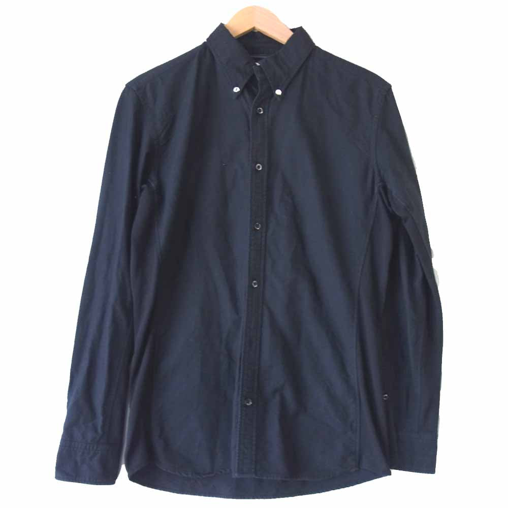 junhashimoto ジュンハシモト 1060000003 SIDE JERSEY SHORT BD SHIRT シャツ 黒 ブラック系 4【中古】