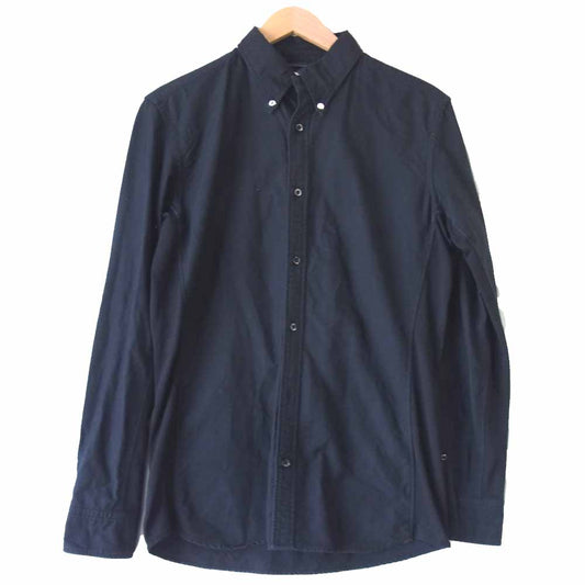 junhashimoto ジュンハシモト 1060000003 SIDE JERSEY SHORT BD SHIRT シャツ 黒 ブラック系 4【中古】
