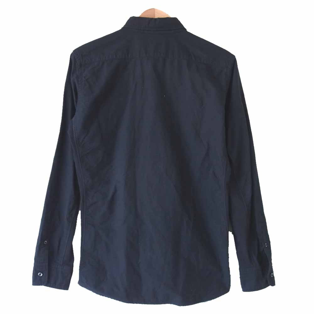 junhashimoto ジュンハシモト 1060000003 SIDE JERSEY SHORT BD SHIRT シャツ 黒 ブラック系 4【中古】