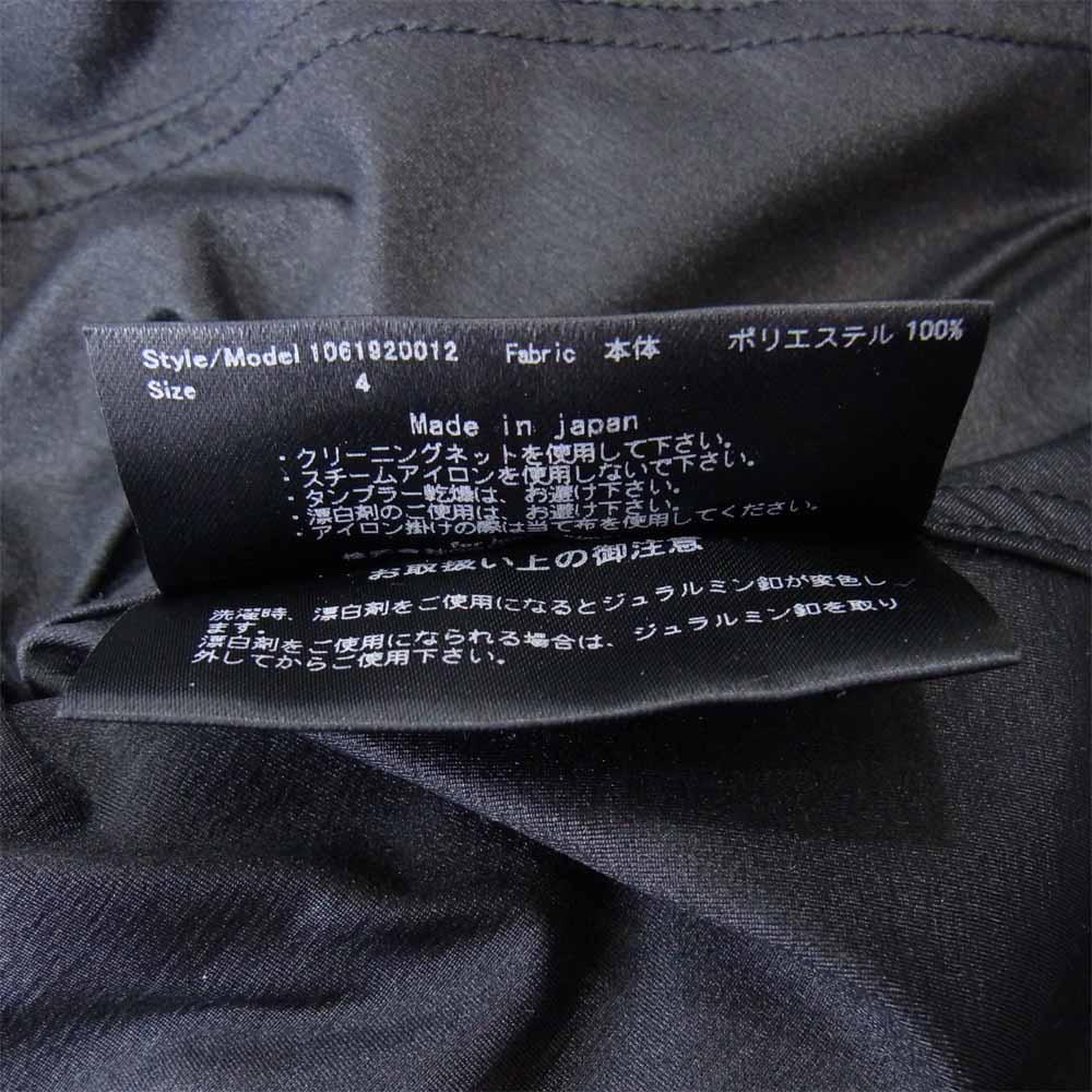 junhashimoto ジュンハシモト 1061920012 SHORT BD SHIRTS ショートボタンダウンシャツ 黒 ブラック系 4【中古】