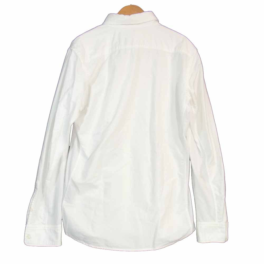 junhashimoto ジュンハシモト 1060000003 SIDE JERSEY SHORT BD SHIRT シャツ 白 ホワイト系 4【中古】