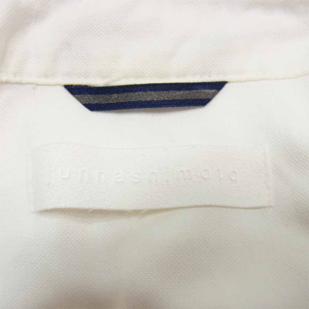 junhashimoto ジュンハシモト 1060000003 SIDE JERSEY SHORT BD SHIRT シャツ 白 ホワイト系 4【中古】