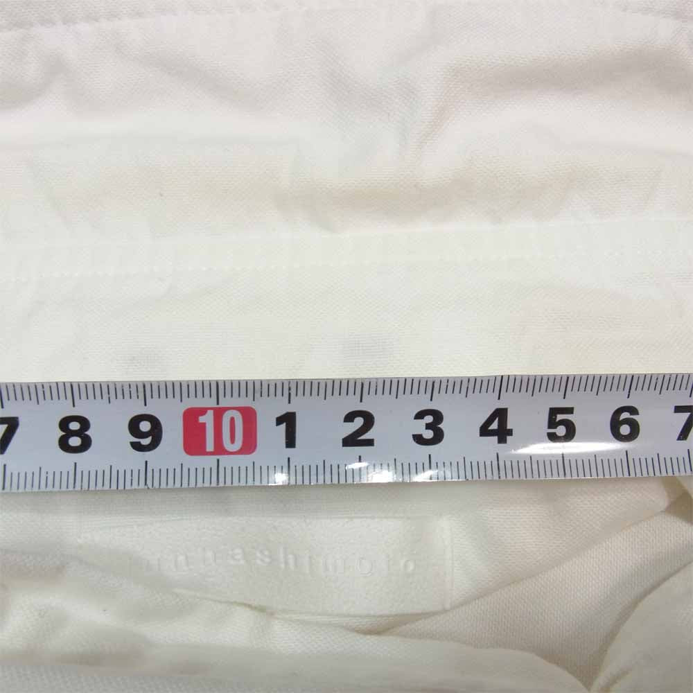 junhashimoto ジュンハシモト 1060000003 SIDE JERSEY SHORT BD SHIRT シャツ 白 ホワイト系 4【中古】