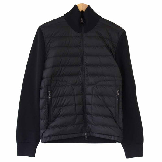 MONCLER モンクレール F20919B50700  maglione tricot ダウン カーディガン ジャケット ブラック系 M【中古】