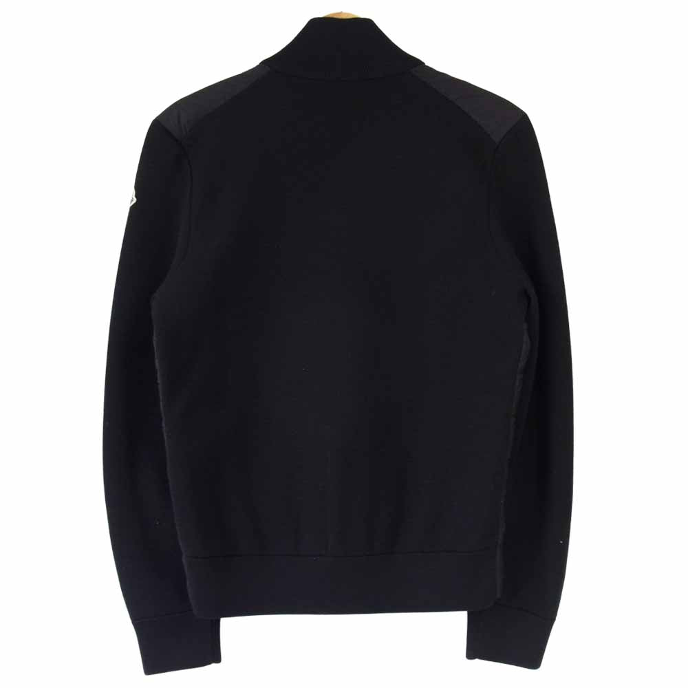 MONCLER モンクレール F20919B50700  maglione tricot ダウン カーディガン ジャケット ブラック系 M【中古】
