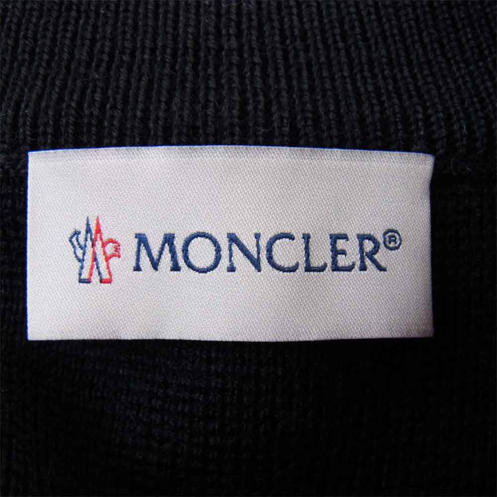 MONCLER モンクレール F20919B50700  maglione tricot ダウン カーディガン ジャケット ブラック系 M【中古】