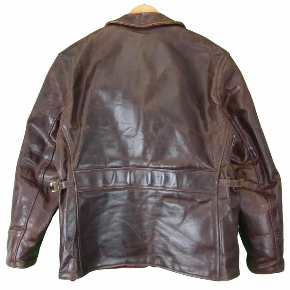 AERO LEATHER エアロレザー HERCULES ヘラクレス レザー ジャケット ブラウン系 40【中古】