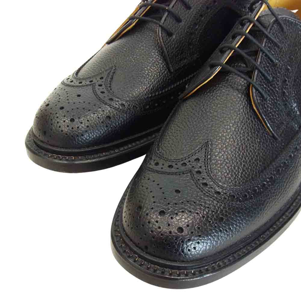 REGAL リーガル 2585N ウイングチップ ビジネス シューズ ブラック系 25EE【新古品】【未使用】【中古】
