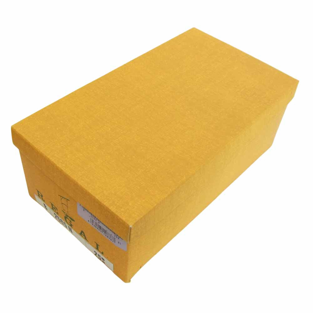 REGAL リーガル 2585N ウイングチップ ビジネス シューズ ブラック系 25EE【新古品】【未使用】【中古】