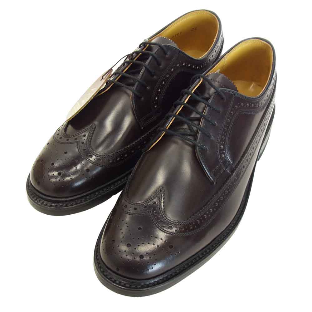 REGAL リーガル 2589N ウイングチップ ビジネス シューズ ダークブラウン系 25EE【新古品】【未使用】【中古】
