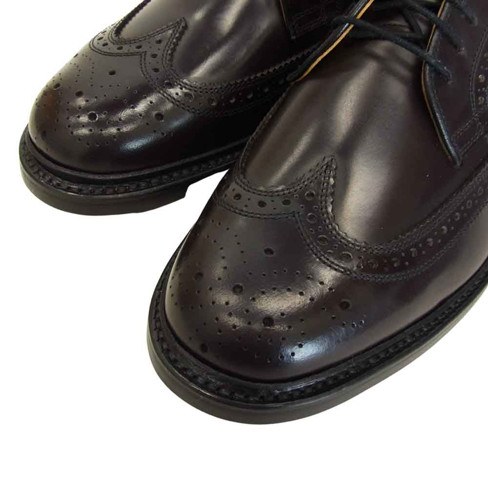 REGAL リーガル 2589N ウイングチップ ビジネス シューズ ダークブラウン系 25EE【新古品】【未使用】【中古】