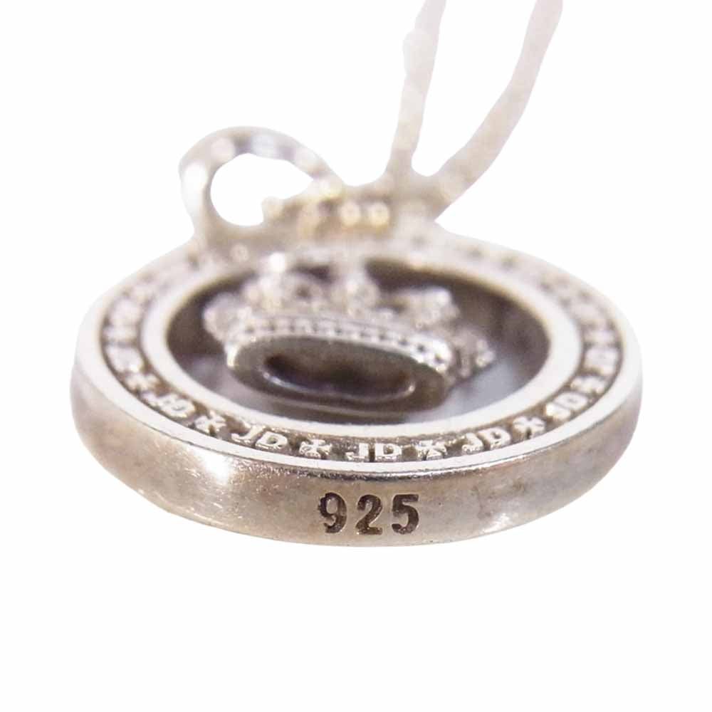 Justin Davis ジャスティンデイビス SNJ775 D-CIPHER ネックレス クラウン GOLD FINISH シルバー系 ゴールド系【中古】
