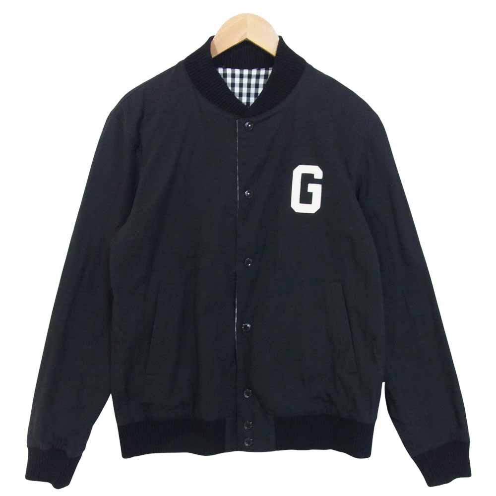 WACKO MARIA ワコマリア REVERSIBLE GINGHAM SWING TOP リバーシブル スイングトップ ジャケット ブラック系 L【中古】