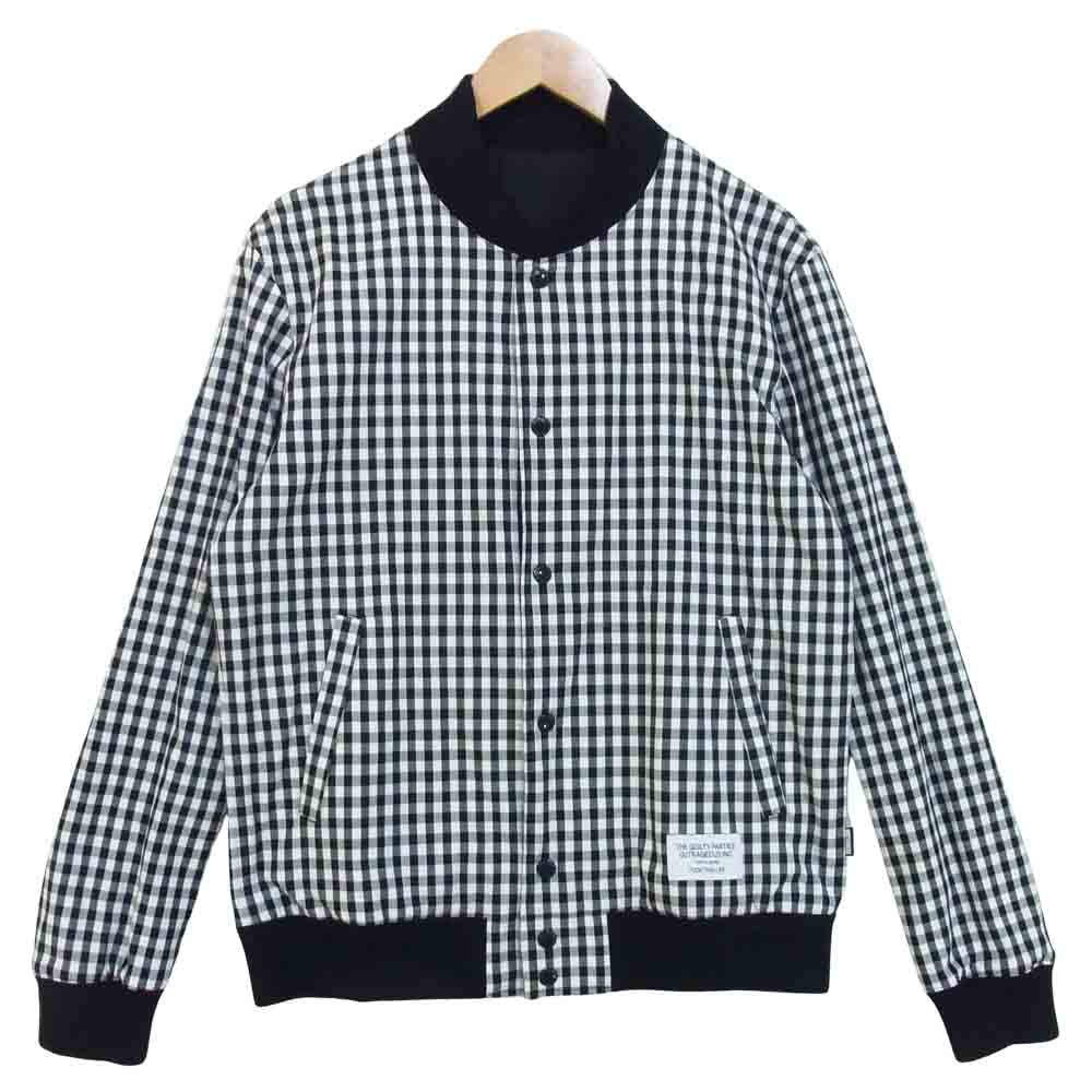 WACKO MARIA ワコマリア REVERSIBLE GINGHAM SWING TOP リバーシブル スイングトップ ジャケット ブラック系 L【中古】