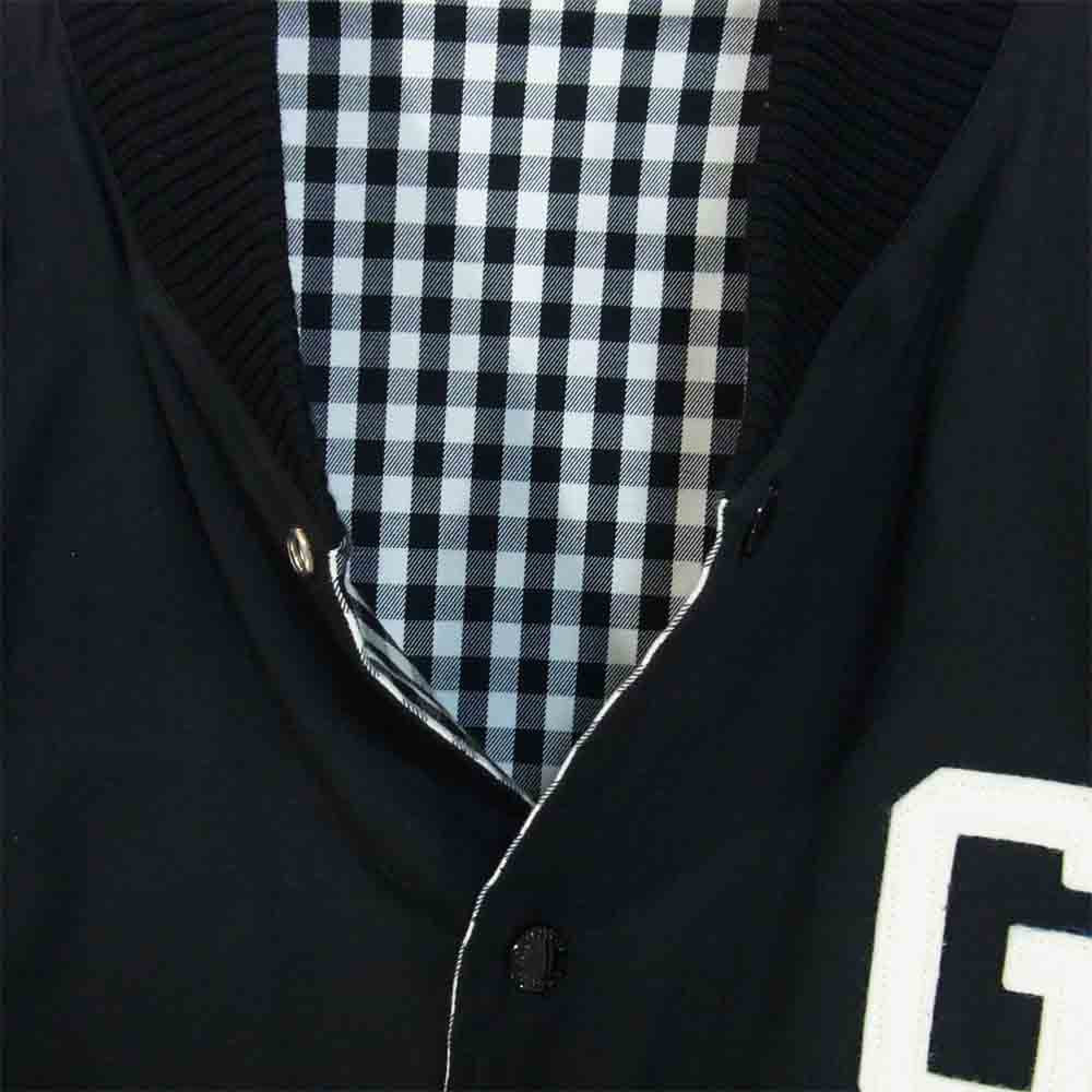 WACKO MARIA ワコマリア REVERSIBLE GINGHAM SWING TOP リバーシブル スイングトップ ジャケット ブラック系 L【中古】