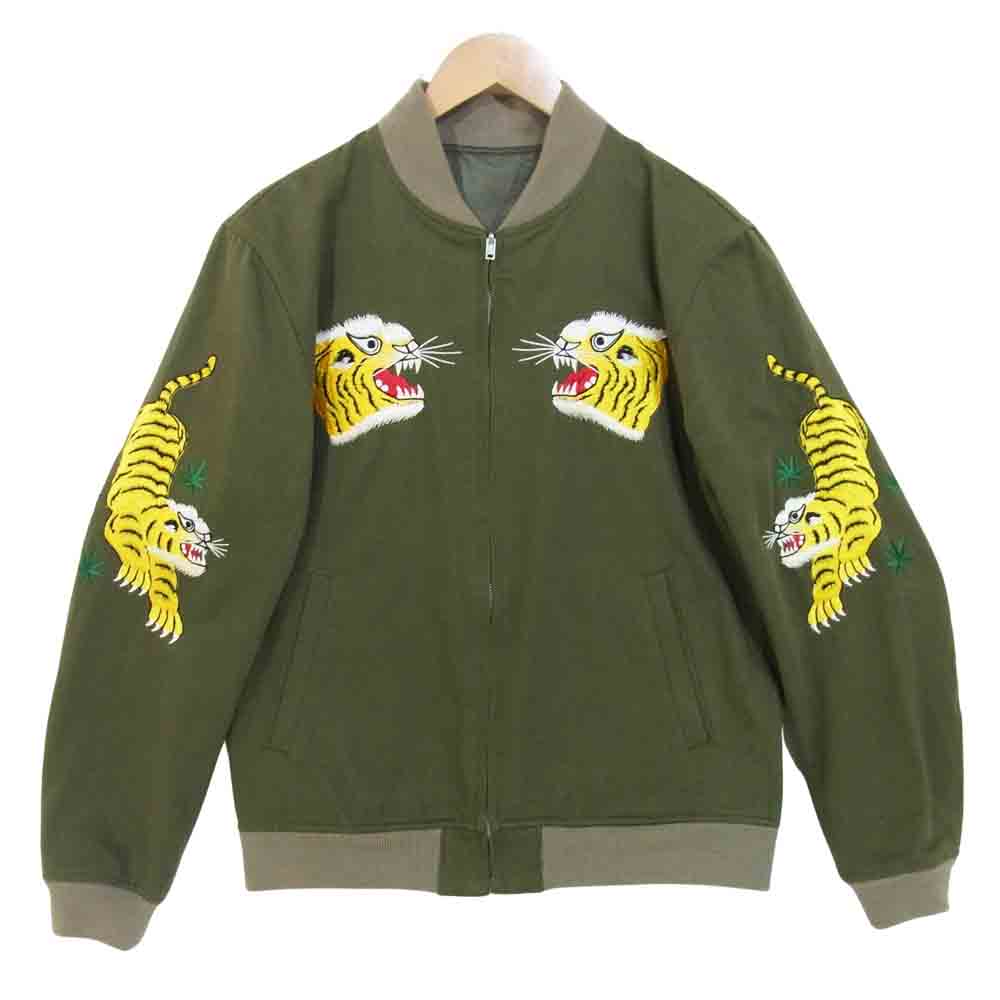 WACKO MARIA ワコマリア 14SS 14SS-VET-01 REVERSIBLE VETNAM JKT リバーシブル ベトナム ジャケット カーキ系 L【中古】