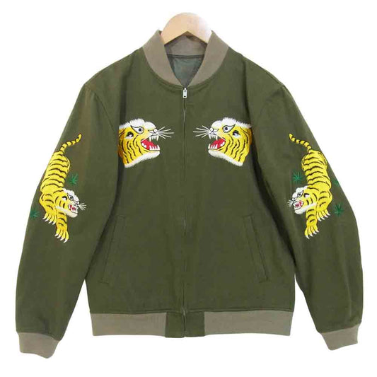 WACKO MARIA ワコマリア 14SS 14SS-VET-01 REVERSIBLE VETNAM JKT リバーシブル ベトナム ジャケット カーキ系 L【中古】