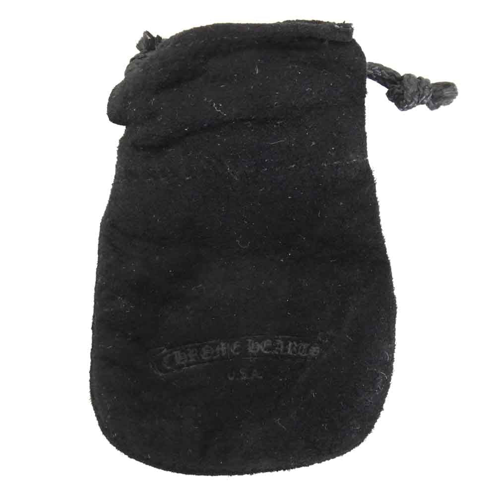 CHROME HEARTS クロムハーツ（原本無） BELT LOOP  BS フレア ボールボタン レザー ベルト ループ ブラック系【中古】
