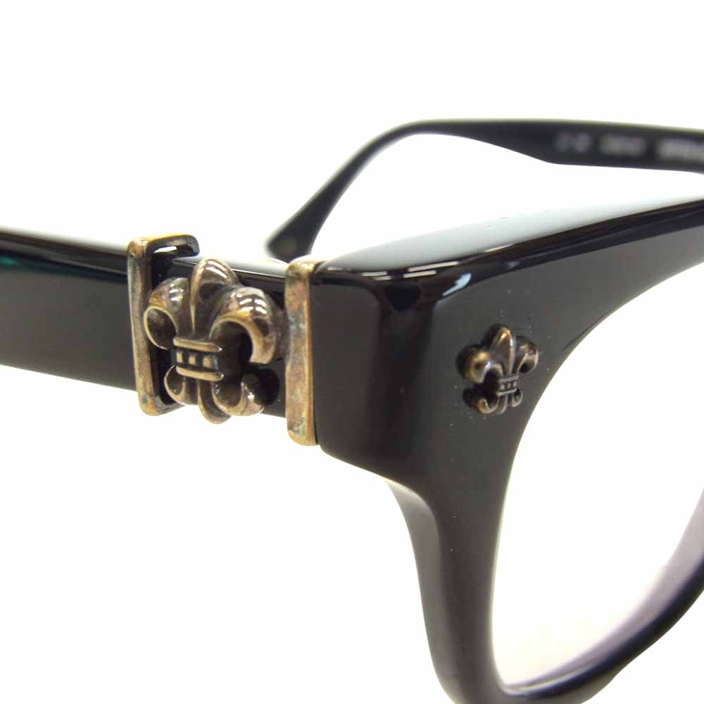 CHROME HEARTS クロムハーツ（原本無） ユナイテッドアローズ横浜店購入品 GITTIN ANY?-A BS フレア メガネ ブラック系【中古】