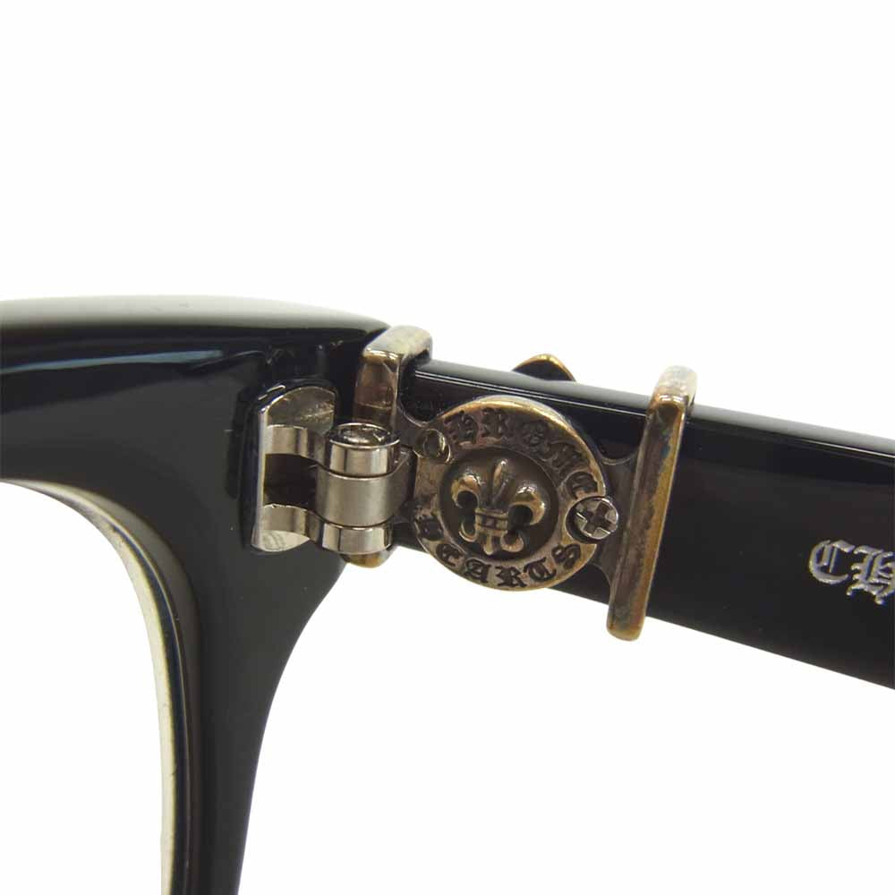 CHROME HEARTS クロムハーツ（原本無） ユナイテッドアローズ横浜店購入品 GITTIN ANY?-A BS フレア メガネ ブラック系【中古】