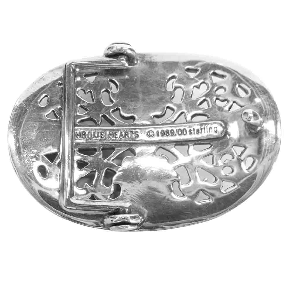 CHROME HEARTS クロムハーツ（原本無） BACKL OVAL CROSS 1.5 クラシック オーバル クロス バックル シルバー系【中古】