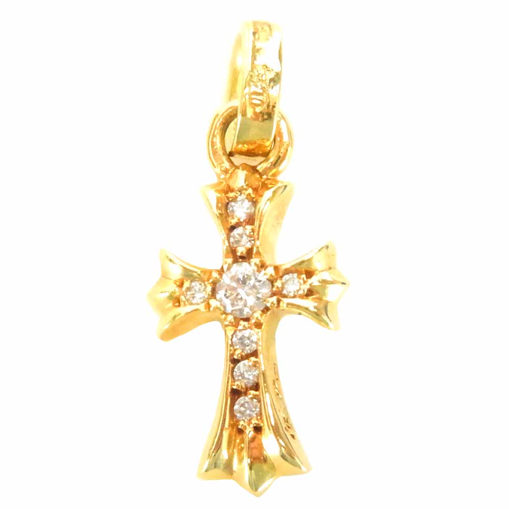 CHROME HEARTS クロムハーツ（原本有） 22K CRS BBYFAT P DMND ベイビー ファット ダイヤ ベビー ゴールド系【中古】