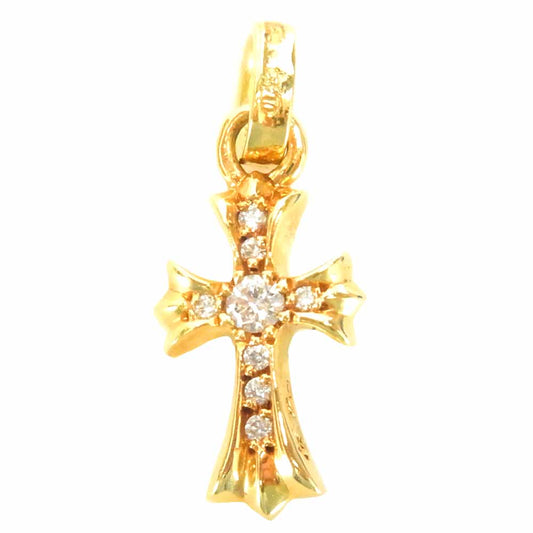 CHROME HEARTS クロムハーツ（原本有） 22K CRS BBYFAT P DMND ベイビー ファット ダイヤ ベビー ゴールド系【中古】